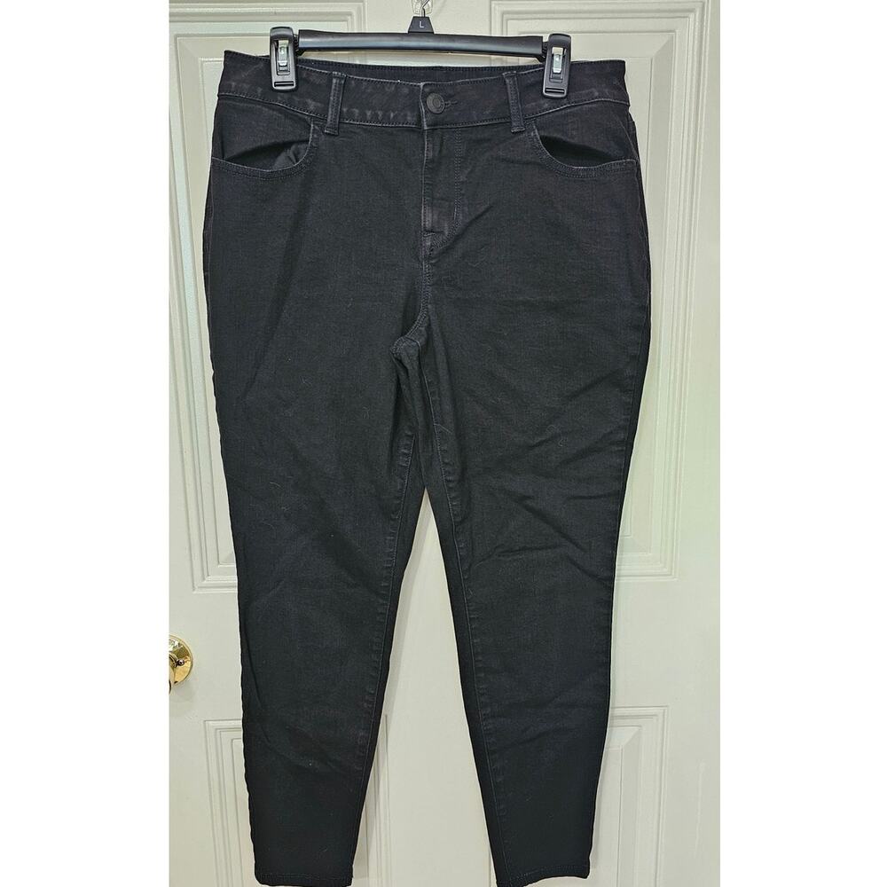 Maurices Black Mid-rise Skinny Stretch Denim Jeans Large Short